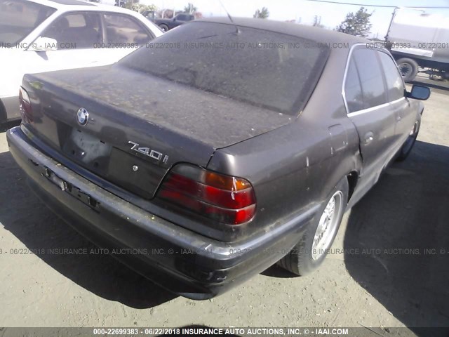 WBAGF6326SDH02381 - 1995 BMW 740 I AUTOMATIC BEIGE photo 4