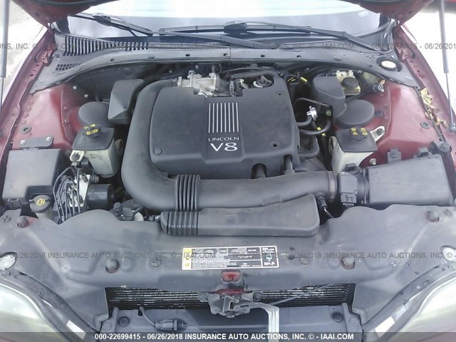 1LNHM87A02Y621291 - 2002 LINCOLN LS 棕色 照片 10