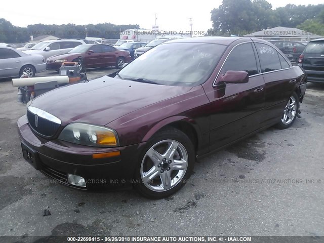 1LNHM87A02Y621291 - 2002 LINCOLN LS 棕色 照片 2