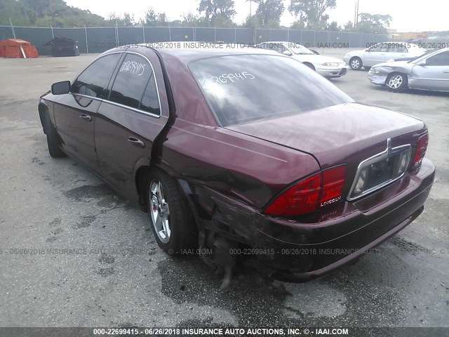 1LNHM87A02Y621291 - 2002 LINCOLN LS 棕色 照片 3
