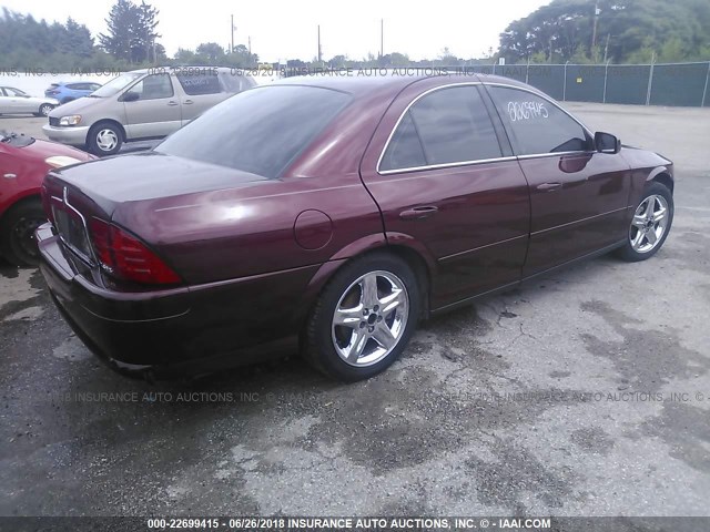 1LNHM87A02Y621291 - 2002 LINCOLN LS 棕色 照片 4