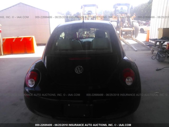 3VWPW31C88M509718 - 2008 VOLKSWAGEN NEW BEETLE S შავი ფოტო 6