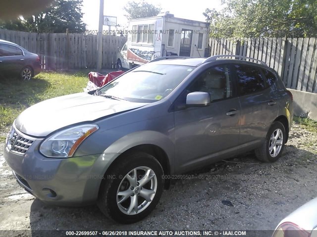 JN8AS58T79W057448 - 2009 NISSAN ROGUE S/SL GRAY photo 2