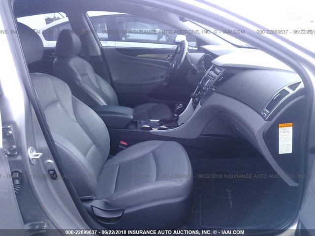 KMHEC4A43CA028083 - 2012 HYUNDAI SONATA HYBRID GRAY photo 5