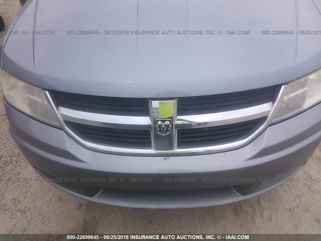 3D4GG57V09T574402 - 2009 DODGE JOURNEY SXT Light Blue photo 6