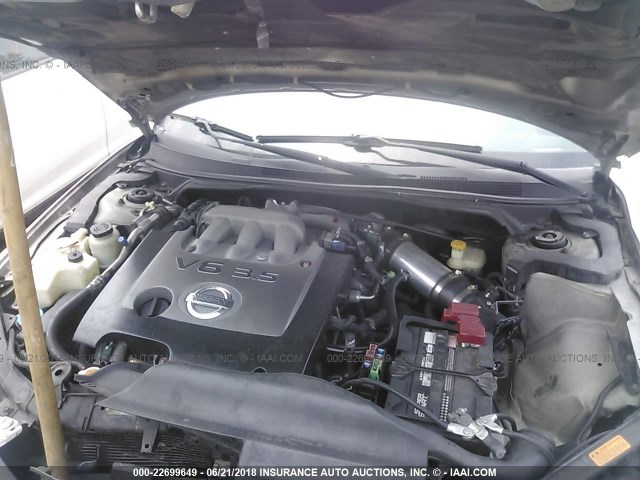 1N4BL11E16C149398 - 2006 NISSAN ALTIMA SE/SL/SE-R GRAY photo 10