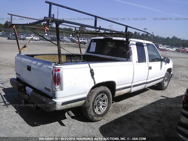 1GTEC19R7WE523337 - 1998 GMC SIERRA C1500 WHITE photo 4