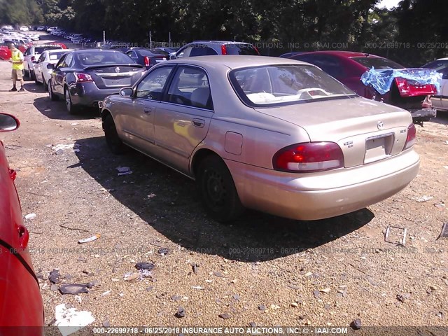 1YVGF22C5X5902215 - 1999 MAZDA 626 ES/LX GOLD photo 3