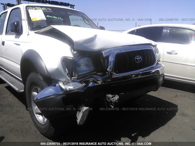 5TEHN72N52Z109854 - 2002 TOYOTA TACOMA DOUBLE CAB 白色 照片 6