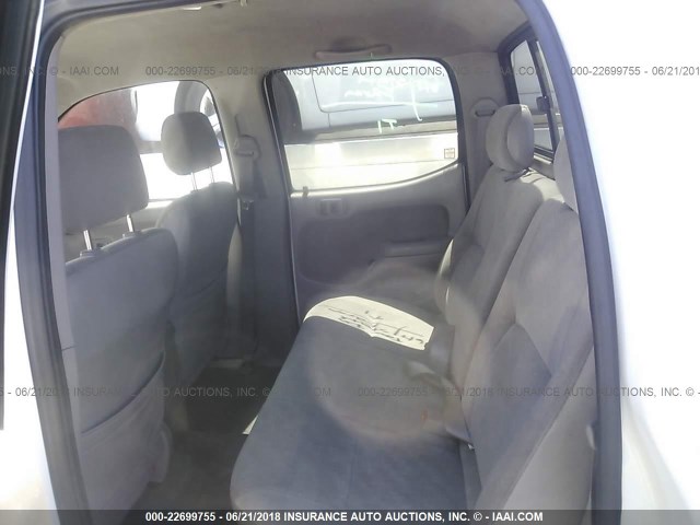 5TEHN72N52Z109854 - 2002 TOYOTA TACOMA DOUBLE CAB 白色 照片 8