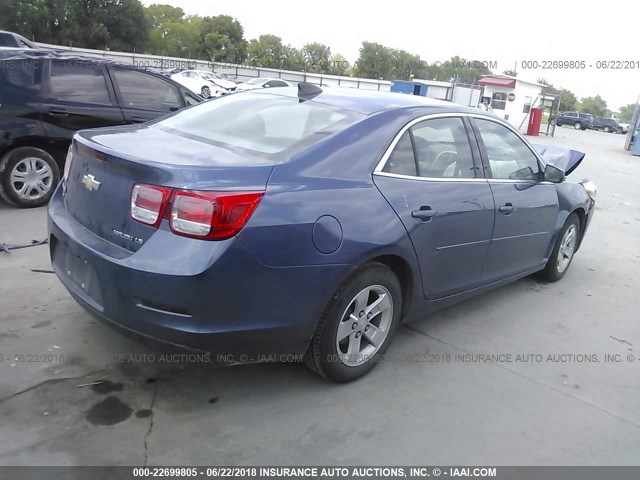 1G11B5SL5FF241005 - 2015 CHEVROLET MALIBU LS BLUE photo 4