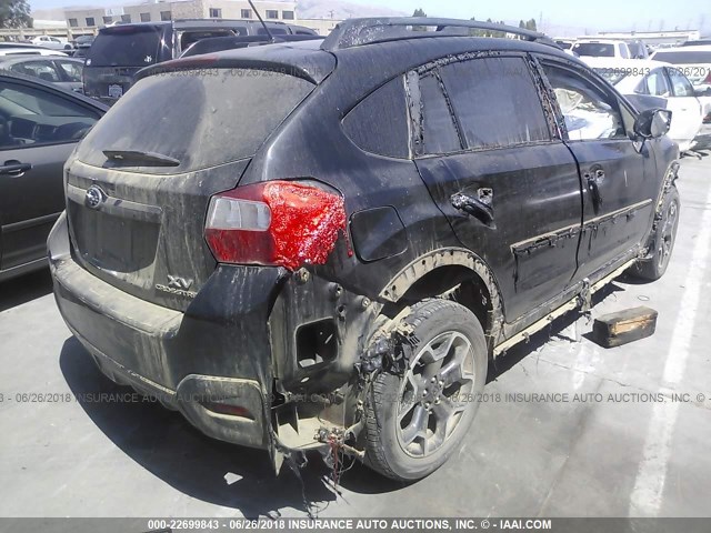 JF2GPACC8E9301738 - 2014 SUBARU XV CROSSTREK 2.0 PREMIUM BLACK photo 4