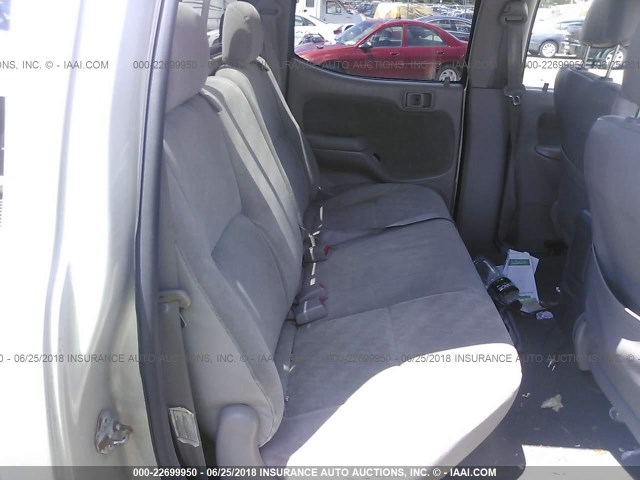 5TEGN92N24Z360972 - 2004 TOYOTA TACOMA DOUBLE CAB PRERUNNER SILVER photo 8
