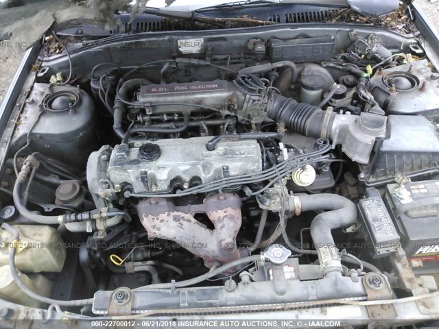 1YVGD31A2K5222602 - 1989 MAZDA MX-6 GRAY photo 10