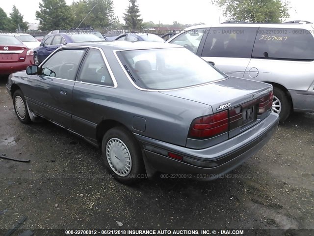 1YVGD31A2K5222602 - 1989 MAZDA MX-6 GRAY photo 3