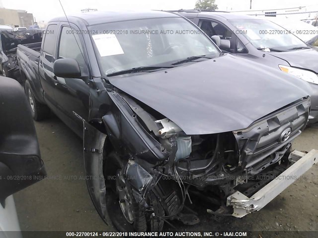 5TEUU4EN7AZ732581 - 2010 TOYOTA TACOMA ACCESS CAB Сұр фото 1