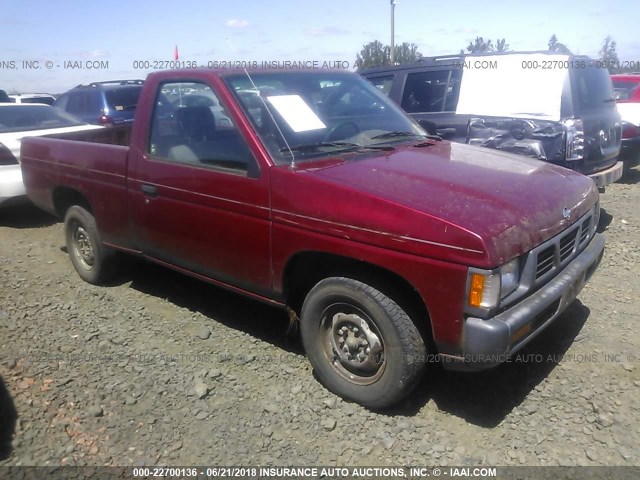 1N6SD11S2RC418264 - 1994 NISSAN TRUCK XE RED photo 1
