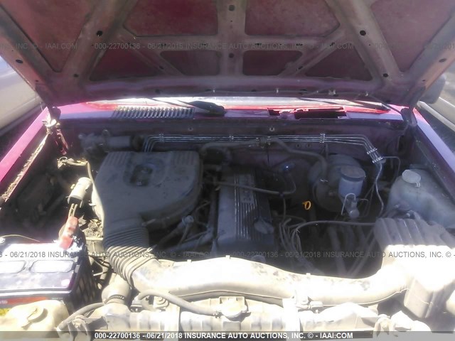 1N6SD11S2RC418264 - 1994 NISSAN TRUCK XE RED photo 10