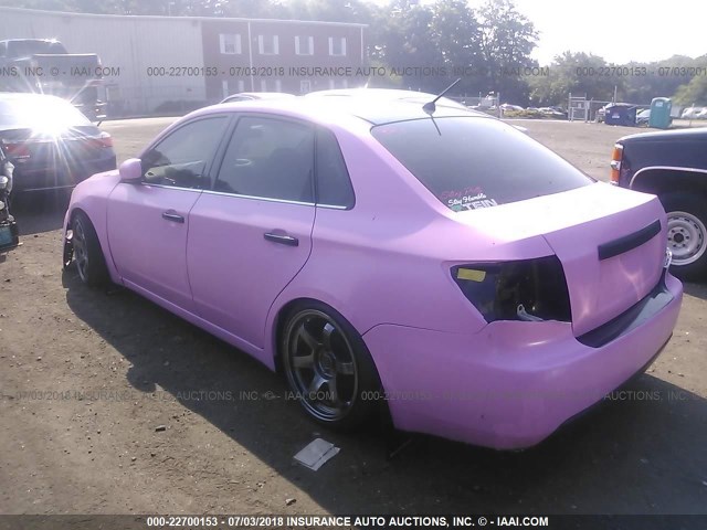 JF1GE6A63AH514200 - 2010 SUBARU IMPREZA 2.5I PINK photo 3