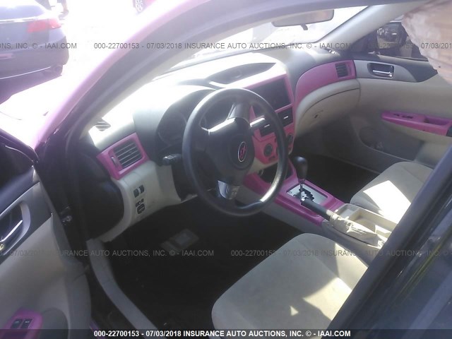 JF1GE6A63AH514200 - 2010 SUBARU IMPREZA 2.5I PINK photo 5