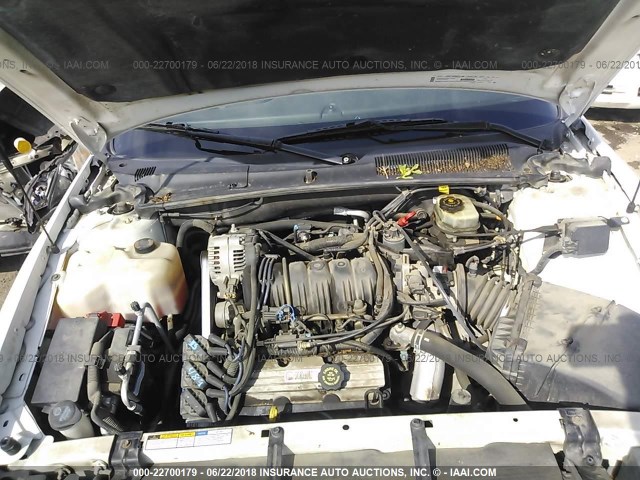 1G2HX54K1Y4267311 - 2000 PONTIAC BONNEVILLE SE WHITE photo 10