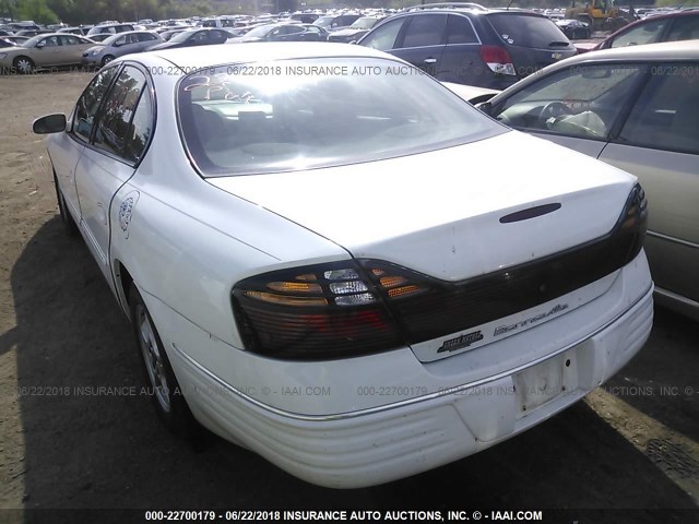 1G2HX54K1Y4267311 - 2000 PONTIAC BONNEVILLE SE WHITE photo 3