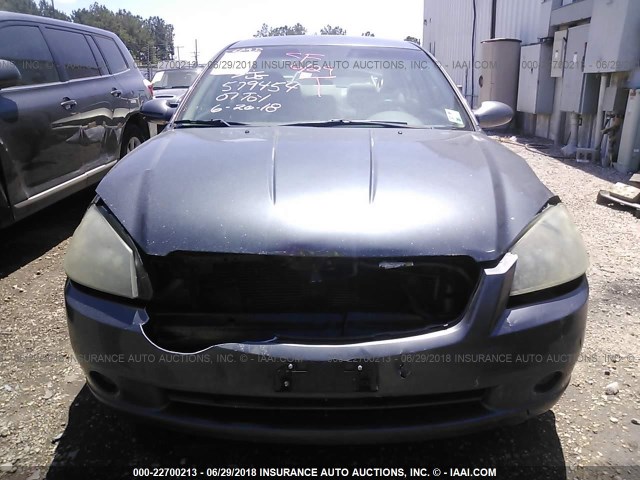 1N4AL11D46N419215 - 2006 NISSAN ALTIMA S/SL BLUE photo 6