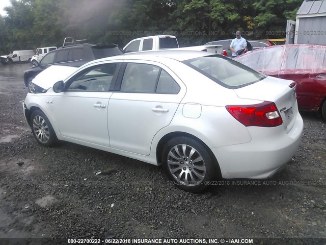 JS2RE9A12D6100100 - 2013 SUZUKI KIZASHI S WHITE photo 3