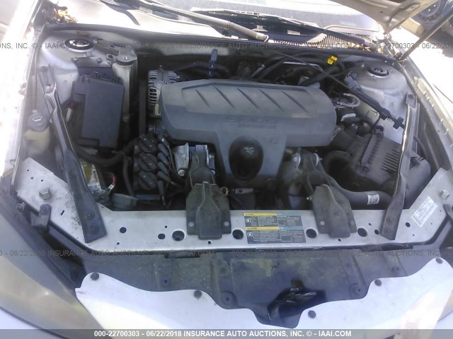 2G2WP552071191127 - 2007 PONTIAC GRAND PRIX SILVER photo 10