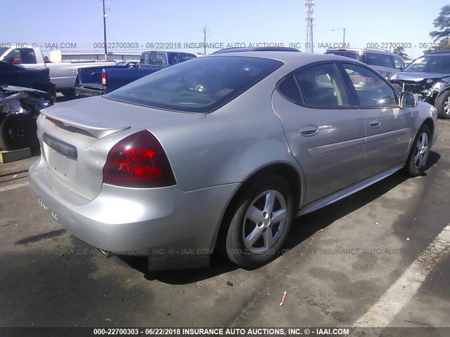 2G2WP552071191127 - 2007 PONTIAC GRAND PRIX SILVER photo 4