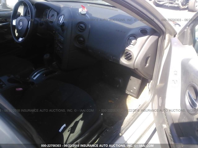 2G2WP552071191127 - 2007 PONTIAC GRAND PRIX SILVER photo 5