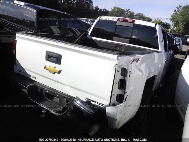 3GCUKSEC5FG162365 - 2015 CHEVROLET SILVERADO K1500 LTZ WHITE photo 4