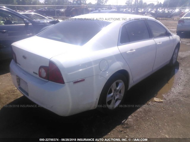 1G1ZA5E03AF231430 - 2010 CHEVROLET MALIBU LS 白色 照片 4