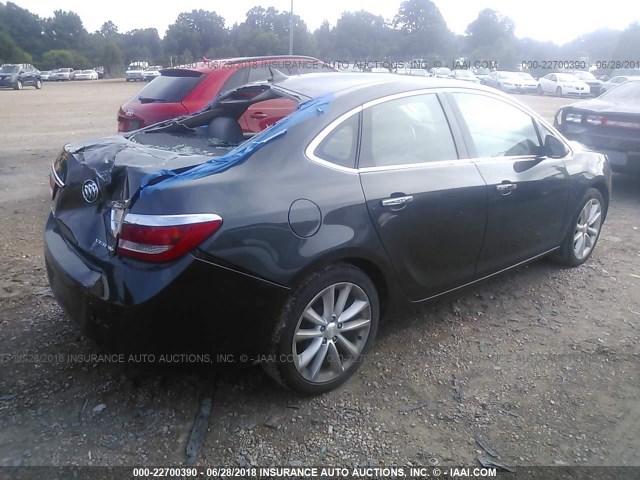 1G4PR5SK9E4173589 - 2014 BUICK VERANO CONVENIENCE GRAY photo 4