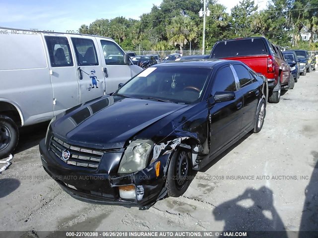 1G6DP577970112497 - 2007 CADILLAC CTS HI FEATURE V6 BLACK photo 2