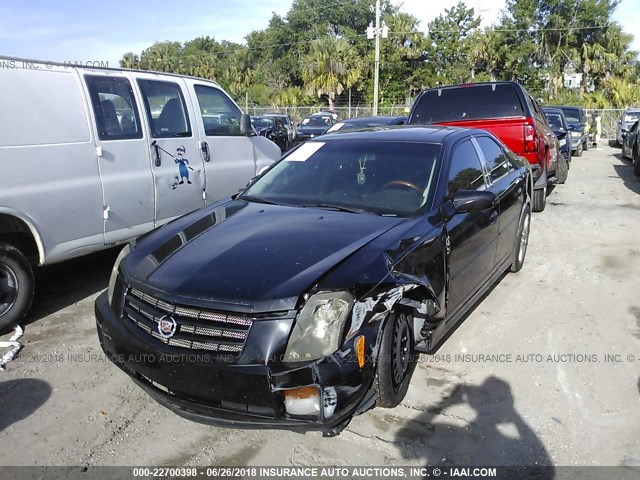 1G6DP577970112497 - 2007 CADILLAC CTS HI FEATURE V6 BLACK photo 6