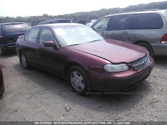 1G1NE52J33M682694 - 2003 CHEVROLET MALIBU LS RED photo 1