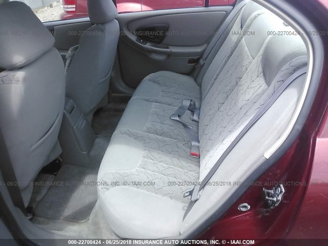 1G1NE52J33M682694 - 2003 CHEVROLET MALIBU LS RED photo 8