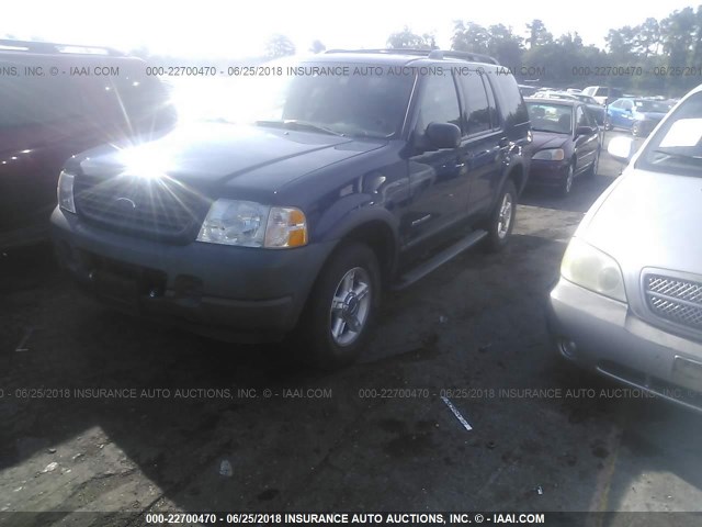 1FMZU72K24ZA74150 - 2004 FORD EXPLORER XLS/XLS SPORT BLUE photo 2