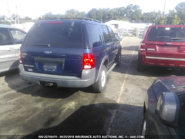 1FMZU72K24ZA74150 - 2004 FORD EXPLORER XLS/XLS SPORT BLUE photo 4