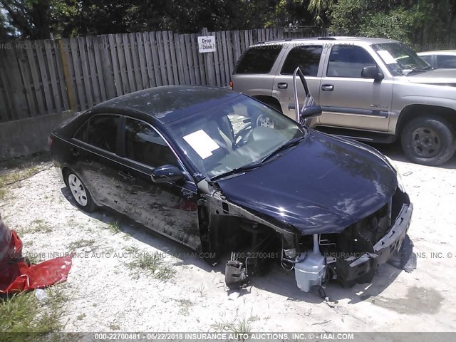 4T1BE46K78U195959 - 2008 TOYOTA CAMRY CE/LE/XLE/SE BLACK photo 1
