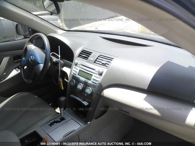 4T1BE46K78U195959 - 2008 TOYOTA CAMRY CE/LE/XLE/SE BLACK photo 5