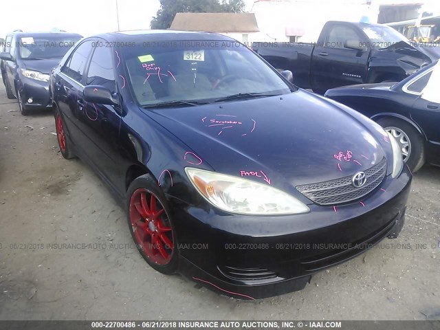 4T1BE32K94U374823 - 2004 TOYOTA CAMRY LE/XLE/SE შავი ფოტო 1