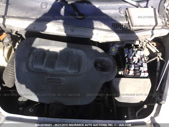 3GNCA13B49S639895 - 2009 CHEVROLET HHR LS SILVER photo 10
