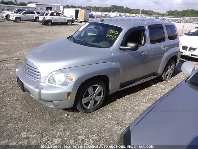 3GNCA13B49S639895 - 2009 CHEVROLET HHR LS SILVER photo 2