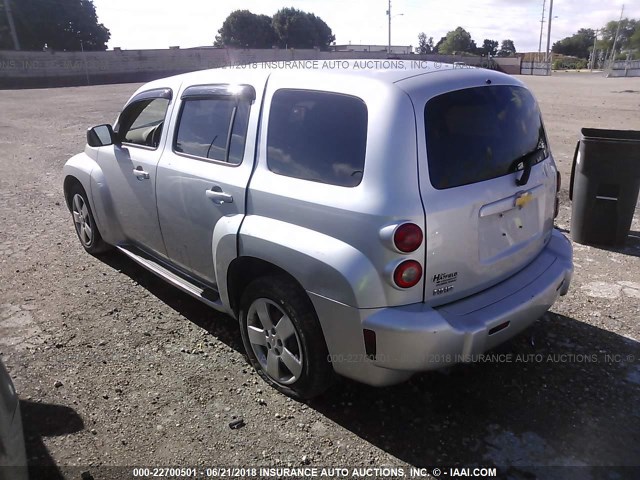 3GNCA13B49S639895 - 2009 CHEVROLET HHR LS SILVER photo 3