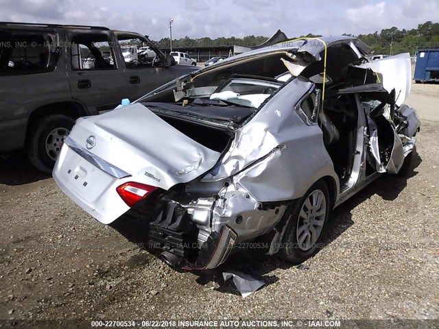 1N4AL3AP9GN329212 - 2016 NISSAN ALTIMA 2.5/S/SV/SL/SR SILVER photo 4