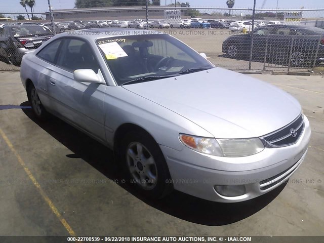 2T1CF28P8XC200858 - 1999 TOYOTA CAMRY SOLARA SE/SLE ვერცხლისფერი ფოტო 1