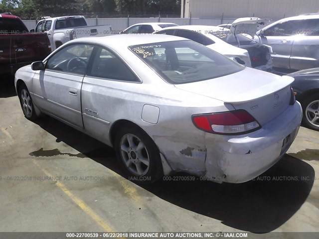 2T1CF28P8XC200858 - 1999 TOYOTA CAMRY SOLARA SE/SLE ვერცხლისფერი ფოტო 3