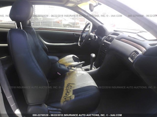 2T1CF28P8XC200858 - 1999 TOYOTA CAMRY SOLARA SE/SLE ვერცხლისფერი ფოტო 5